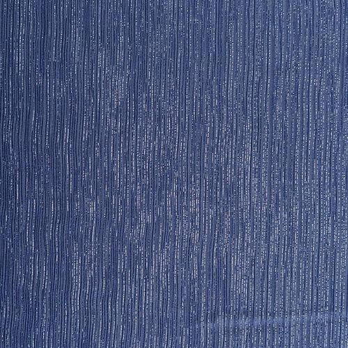 Шифон-жатка с люрексом 068-07219 сапфировый однотонный