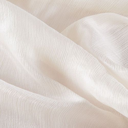 Шелк-жатка натуральный 064-16233 сливочный однотонный