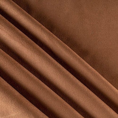 Замша искусственная 018-00354 кэмел однотонный