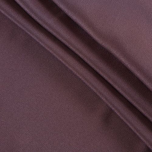 Крепдешин натуральный 028-09446 пыльно-лиловый однотонный