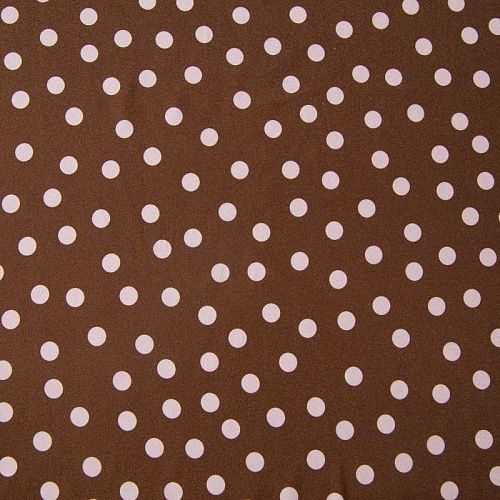 Шелк натуральный стрейч 064-20054 молочный шоколад принтованный