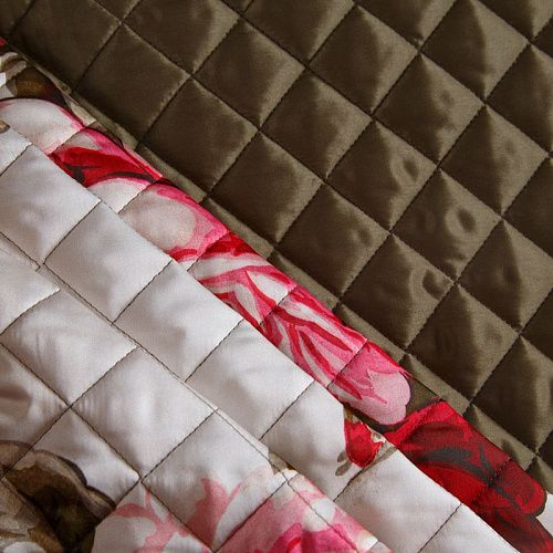 Ткань курточная 2-х сторонняя 033-14706 экрю принтованный