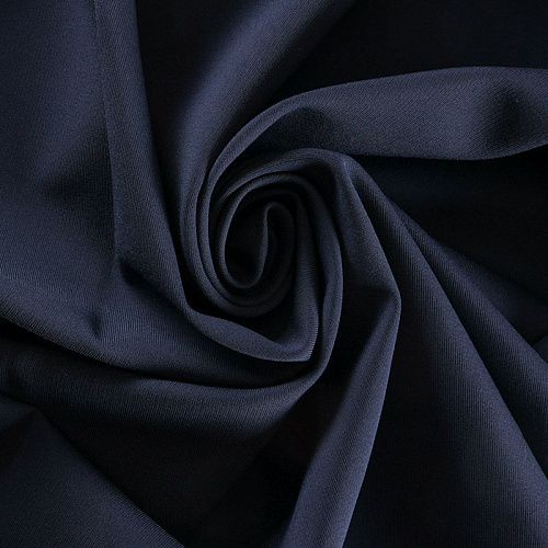 Трикотаж 056-12062 темно-синий однотонный