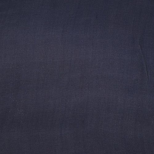 Шифон шелковый 068-16809 темно-синий однотонный