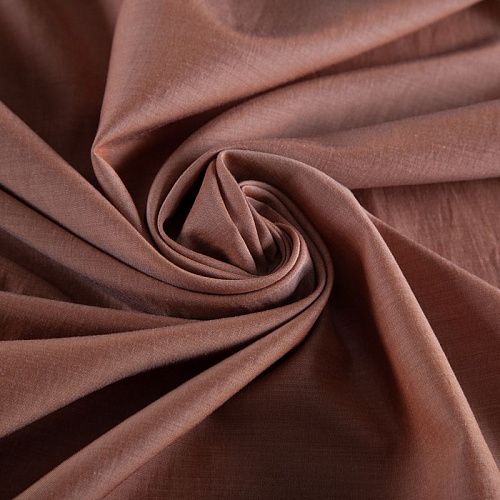 Батист 003-20271 коричневый однотонный