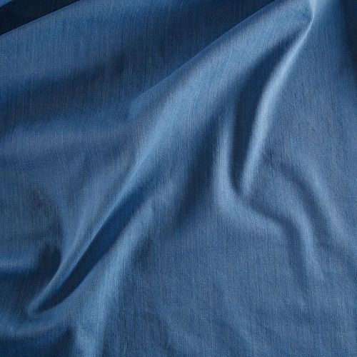 Джинс стрейч 015-17160 голубой однотонный