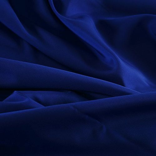 Ткань подкладочная 045-16917 васильковый однотонный