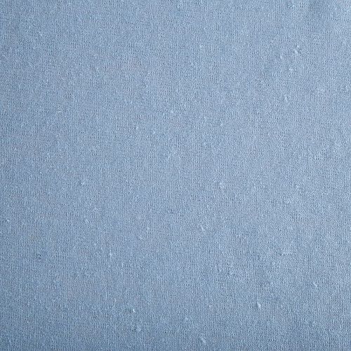 Трикотаж льняной 056-16601 голубой однотонный