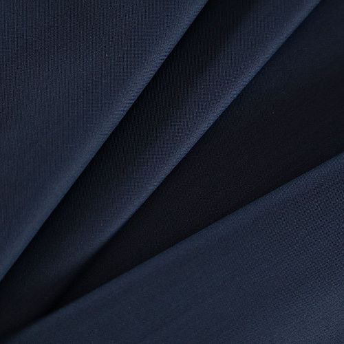 Ткань костюмная 025-19130 темно-синий однотонный