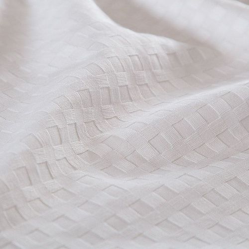 Полотно вафельное 007-18352 белый однотонный