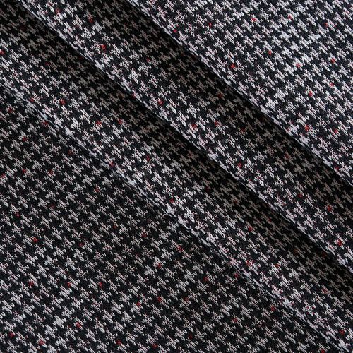 Трикотаж 056-11787 черный принтованный