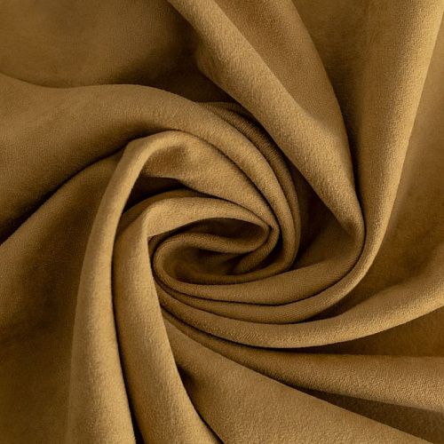 Замша портьерная h-300 см Т468-02-79 горчичный однотонный