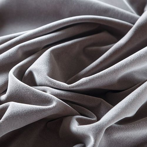 Бархат 002-06317 светло-серый однотонный