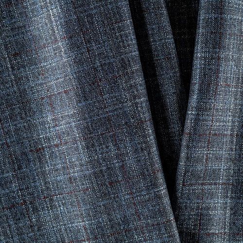 Ткань костюмная К36-239 серо-голубой принтованный