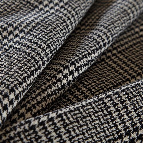 Шерсть костюмно-пальтовая 066-16366 черно-белый