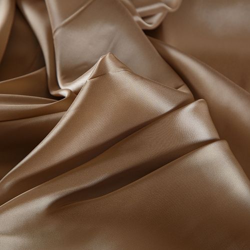 Ткань подкладочная 045-17230 бежевый однотонный