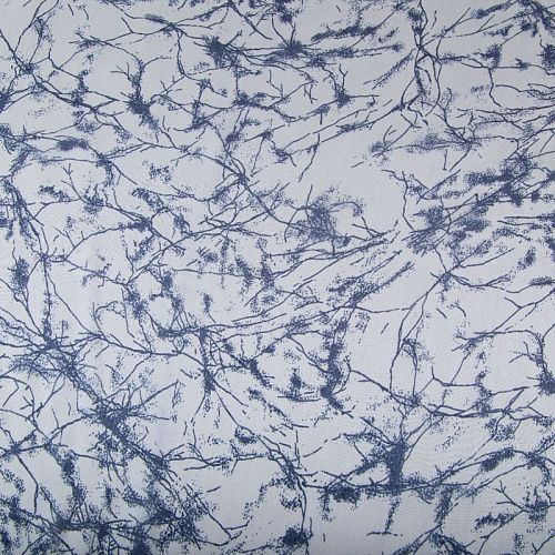 Шифон шелковый 068-20067 молочный принтованный