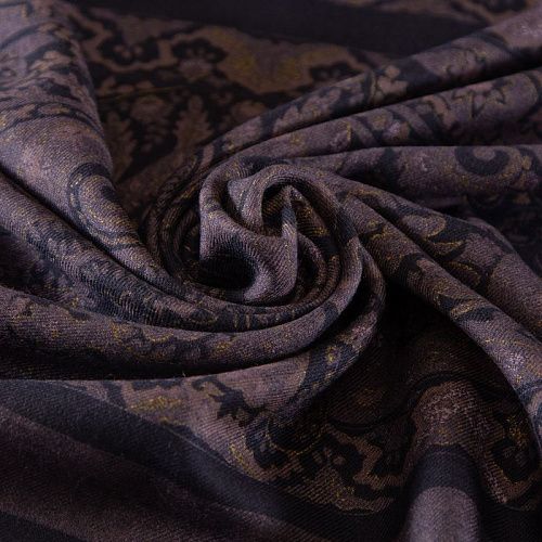 Палантин кашемировый ETRO 022-19611 пыльно-лиловый