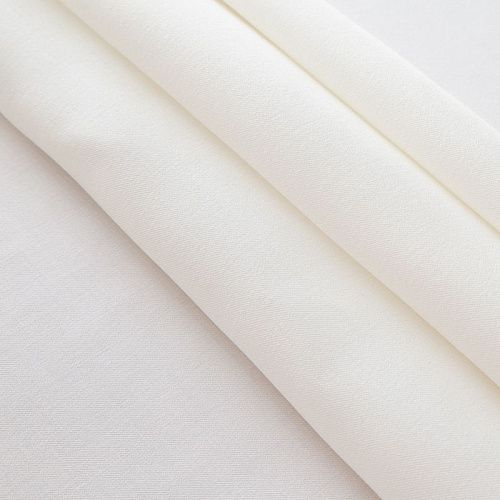 Шерсть костюмная 025-19902 молочный однотонный