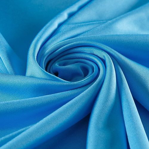 Трикотаж-масло Versace 056-16456 голубой однотонный