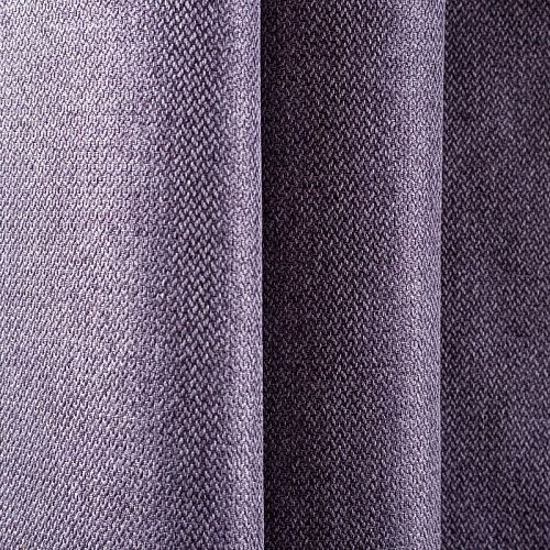 Ткань мебельная рогожка 22-02-00779 пыльно-сиреневый однотонный