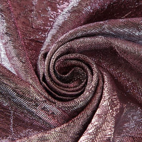 Парча крэш 041-13603 серебристо-розовый