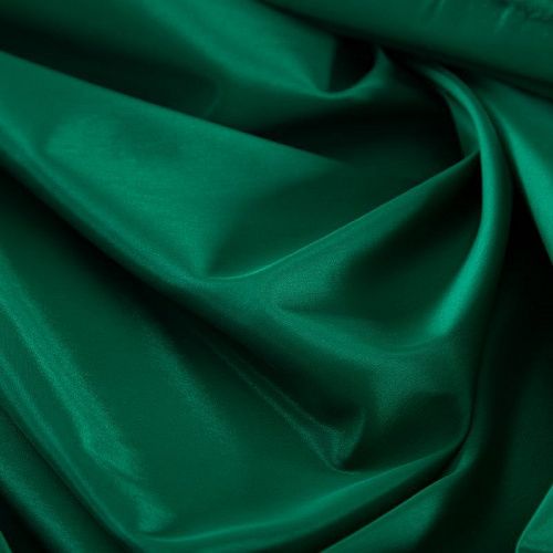 Ткань подкладочная стрейч 045-20281 зеленый однотонный