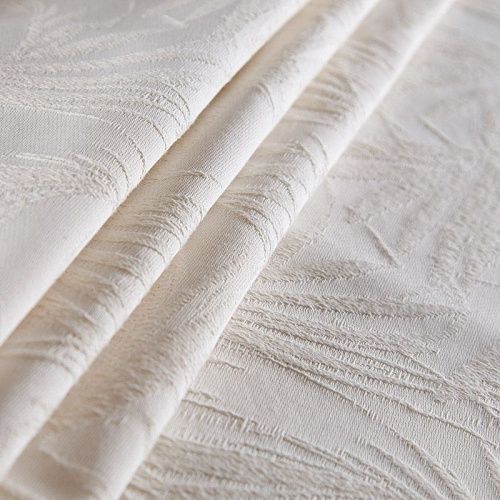 Ткань портьерная жаккард 514-02-15 молочный