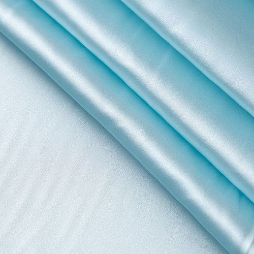 Шелк натуральный стрейч 064-20178 разбеленный тифани