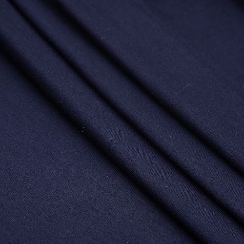 Трикотаж 056-20345 темно-синий однотонный
