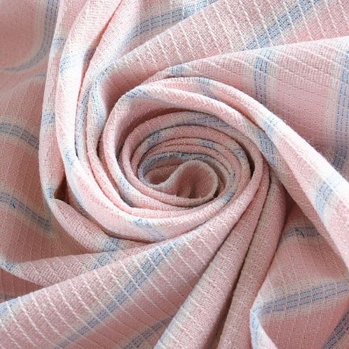 Хлопок с люрексом 063-11774 разбеленный розовый