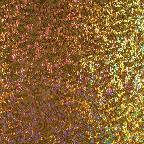 Трикотаж лазер К33-613 золотистый однотонный