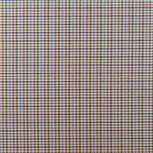 Ткань костюмная 025-08527 бежевый принтованный