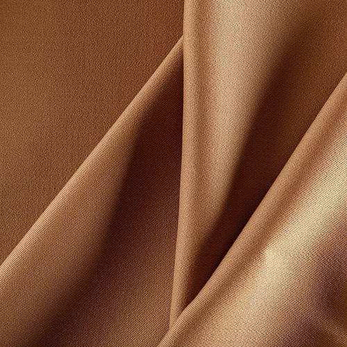 Ткань костюмная 025-06257 карамельный однотонный