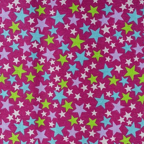 Бязь 007-00678 темно-малиновый принтованный