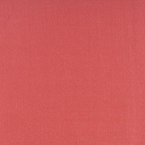 Ткань костюмная К22-594 кораллово-розовый однотонный