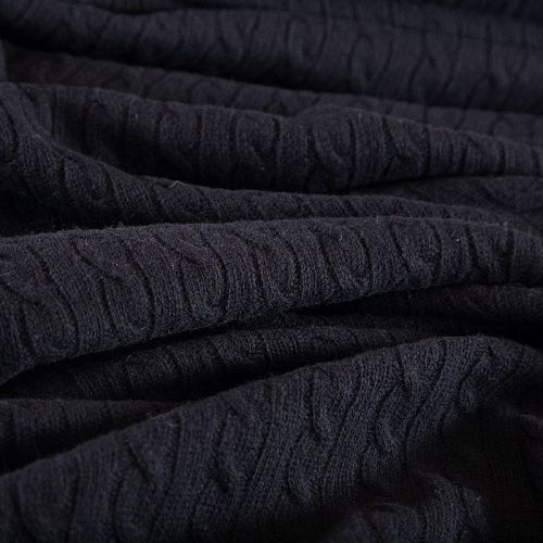 Трикотаж вязаный 056-16682 черный