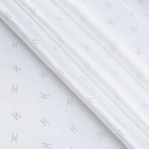 Ткань подкладочная 045-20856 белый жаккардовый