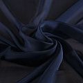 Шифон шелковый 068-16809 темно-синий однотонный