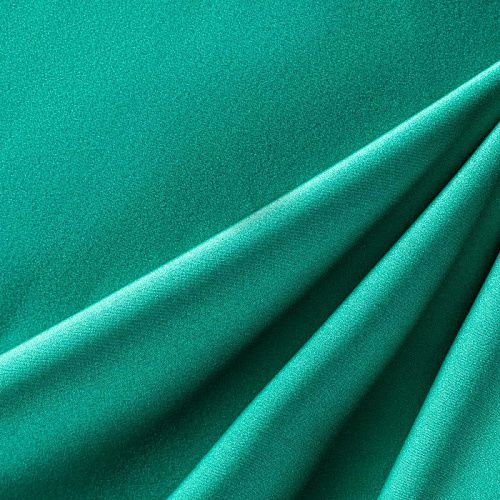 Шелк синтетический стрейч К222-02 нефритовый зеленый однотонный