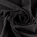 Креп К33-376 черный однотонный