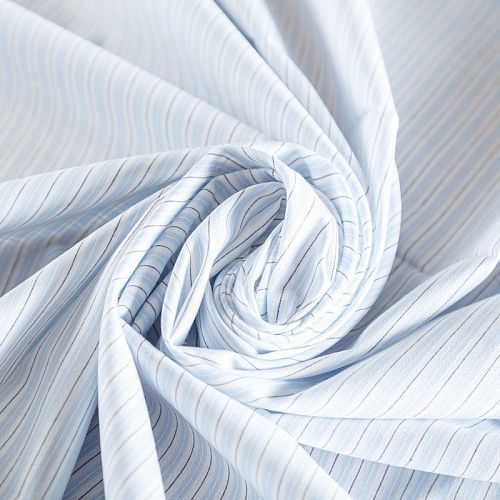 Хлопок рубашечный К20-111 белый принтованный