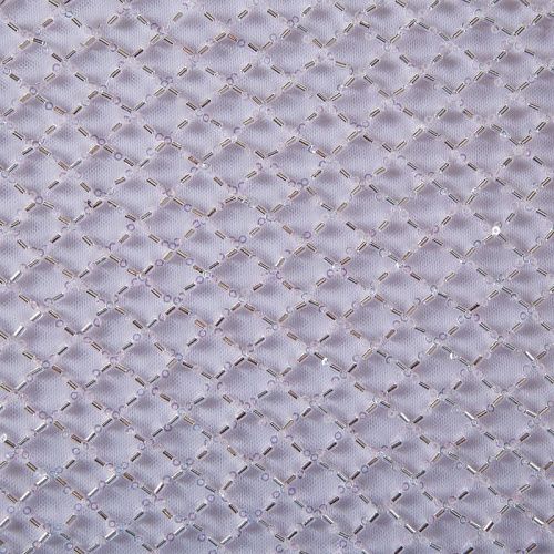 Сетка со стеклярусом 050-13576 сиреневый