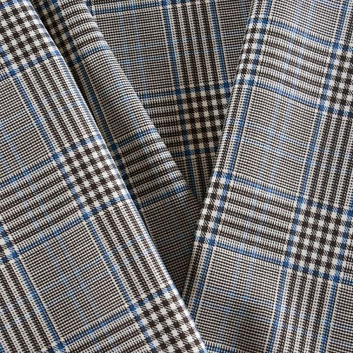 Ткань костюмная 025-11978 серый принтованный