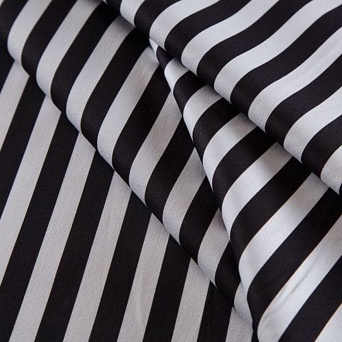 Сатин-коттон стрейч 063-17796 белый принтованный