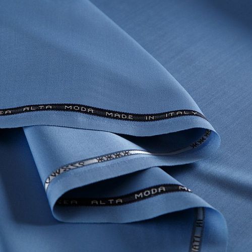 Ткань костюмная 025-16154 небесно-голубой однотонный