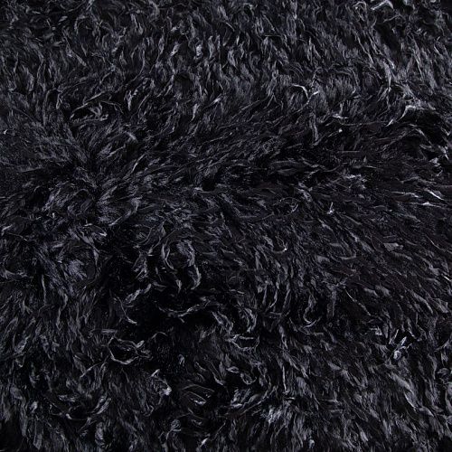 Мех/перо искусственный на трикотажной основе 037-20748 черный