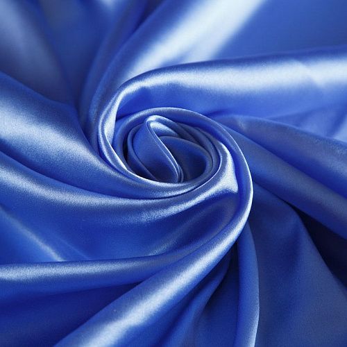 Шелк атласный натуральный стрейч 064-16755 фиолетово-голубой