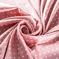Шелк синтетический 065-01466 пудровый принтованный