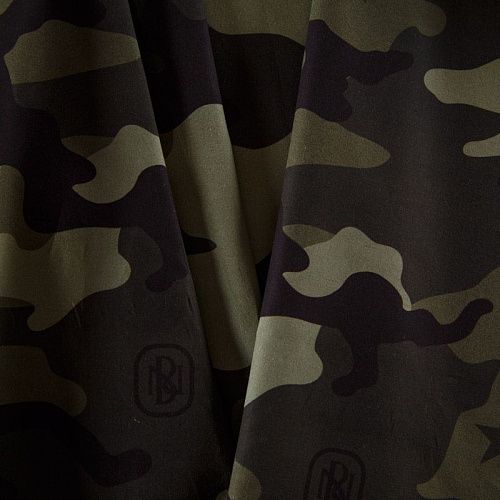 Хлопок 063-12496 хаки принтованный